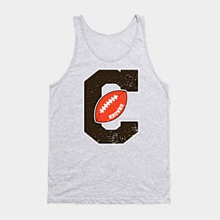 Big Bold Cleveland Browns Monogram Tank Top